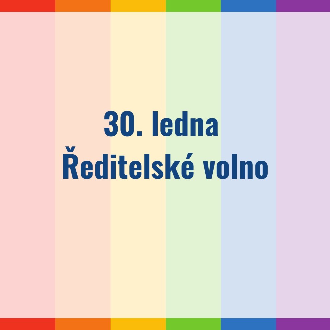 Ředitelské volno ve škole Erazim
